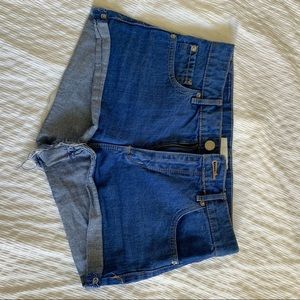 Denim shorts